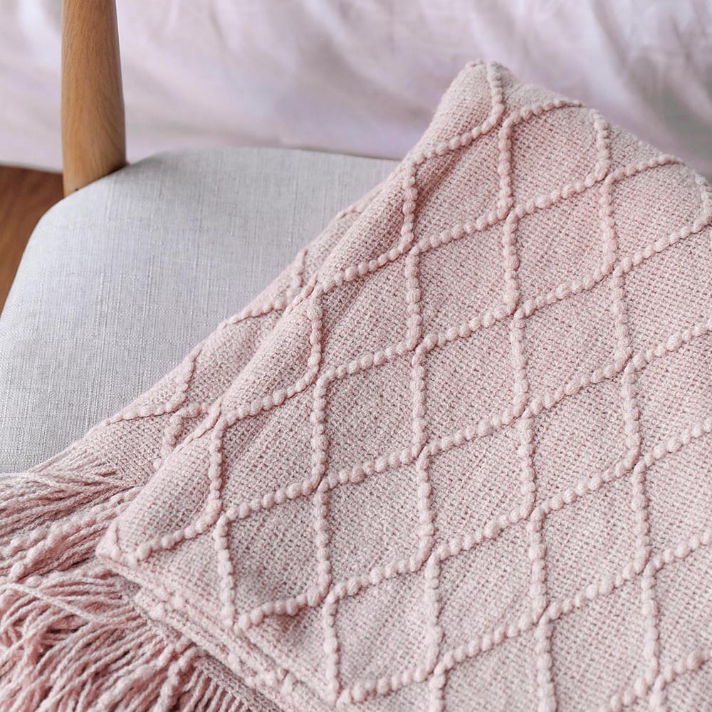 The Rose Nordic Bohemian Throw