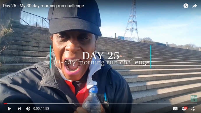 Day 25: My 30 day morning run challenge