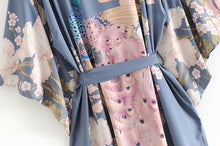Peacock Blue Vintage Kimono