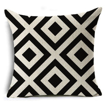 Soft Scandinavian print cushion cover