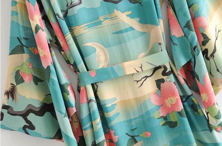Peach Sunrise Kimono